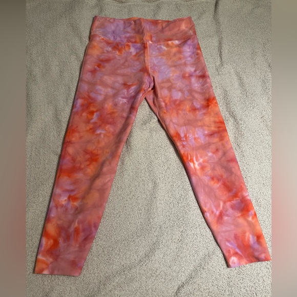 JoyLab Pants - JoyLab Tie-Dye Leggings in Orange & Purple